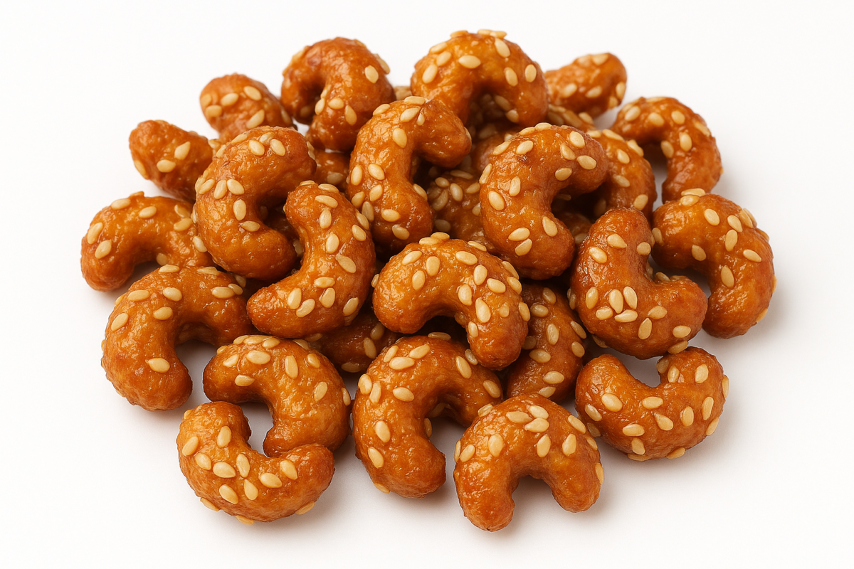 Caramelised Honey And Sesame Cashews