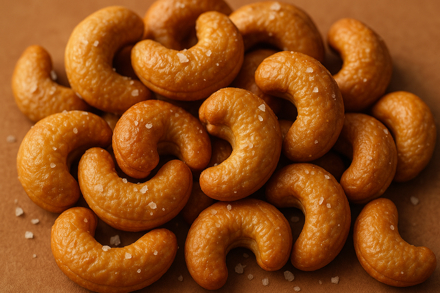 roasted and salted cashew