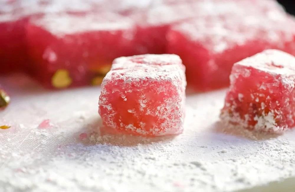 Coconut Cherry Turkish Delight2